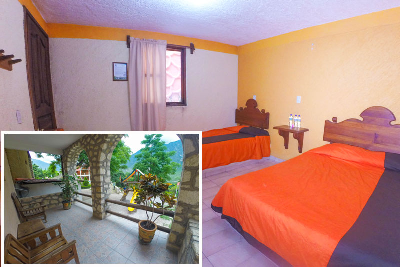 Three Persons Room With Balcony | Paraíso Escondido Hotel