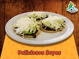 Deliciosos sopes | Grutas Tolantongo